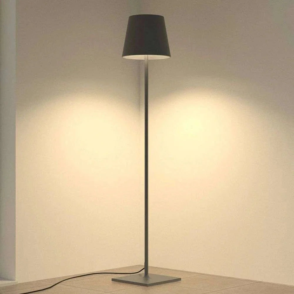 Lampa podłogowa LED akumulatorowa z regulacją wysokości, 3000K