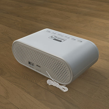 Digital alarm clock with FM radio