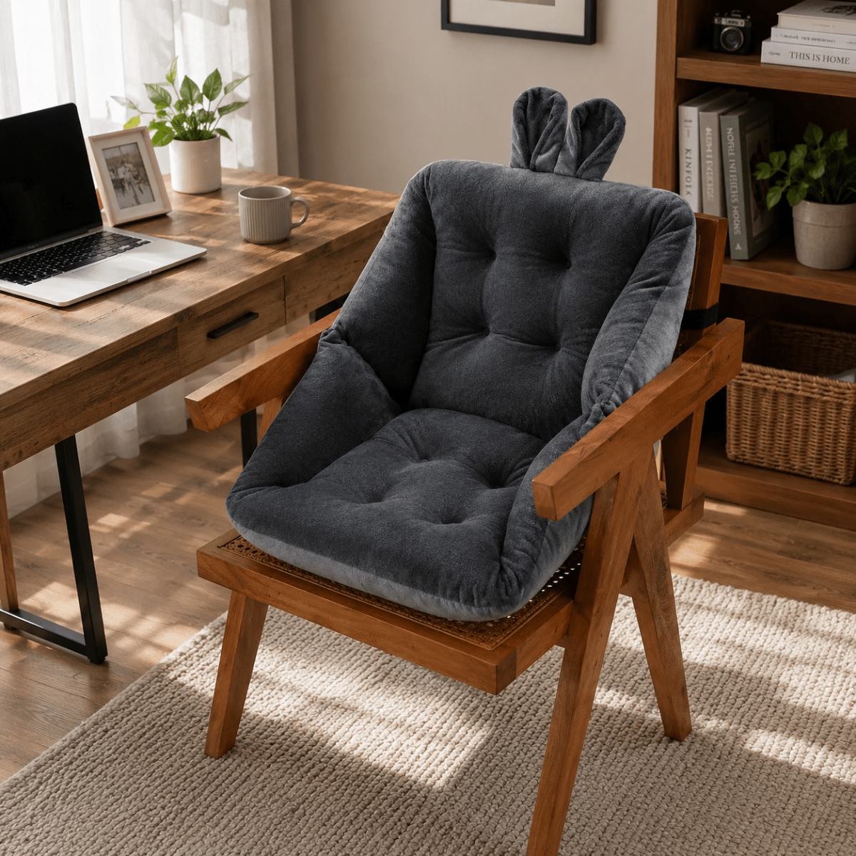Ergonomiczna Poduszka do Siedzenia z Pianki Memory Foam do Krzeseł, Biura i Samochodu