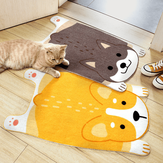 Non-slip mat with animals