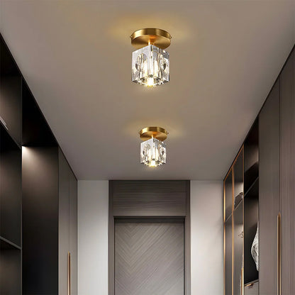 Lampa sufitowa kryształowa