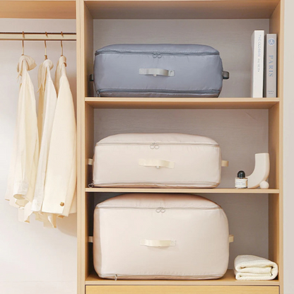 Worek kompresyjny do przechowywania ubrań i tekstyliów z systemem zamykania