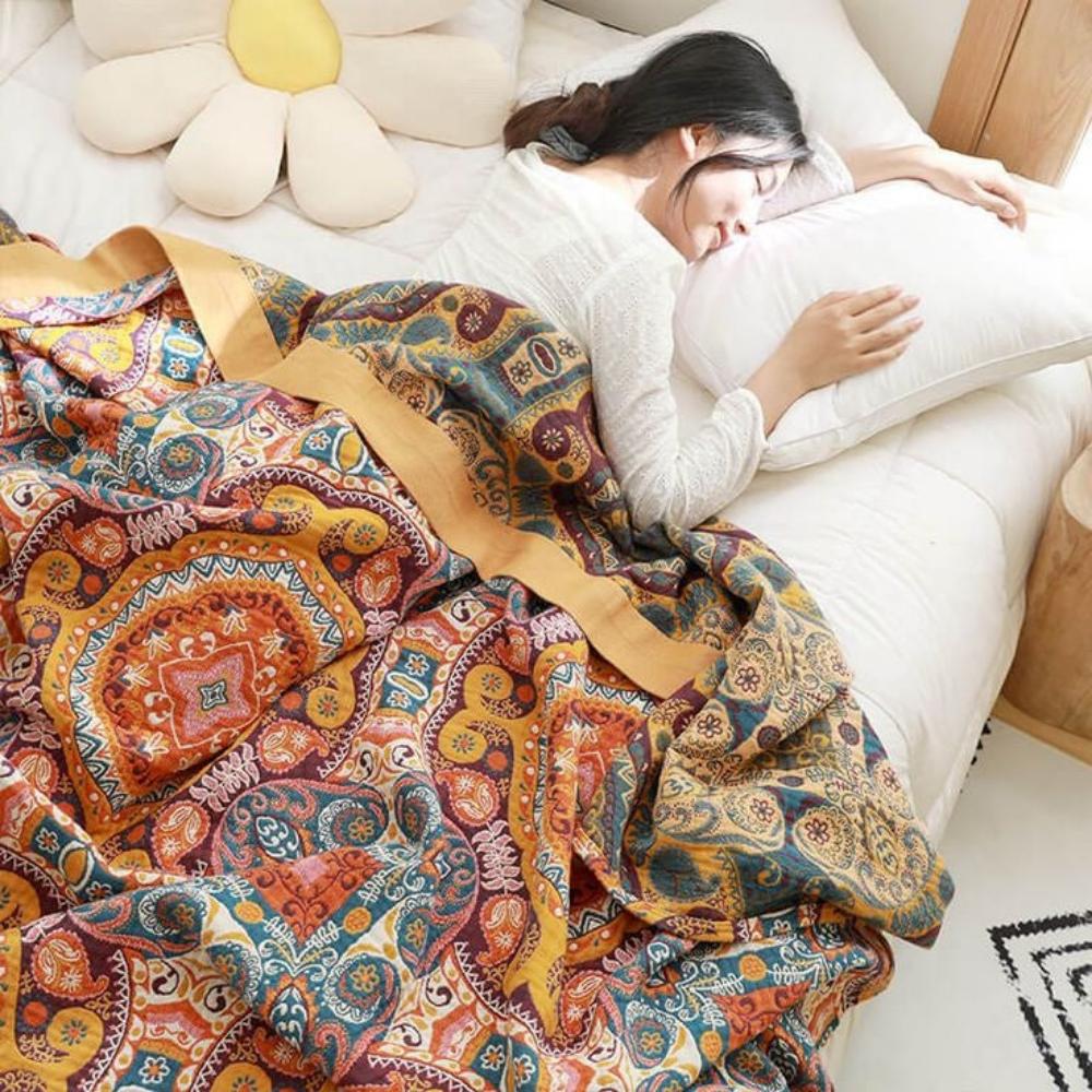 Oboustranná boho deka