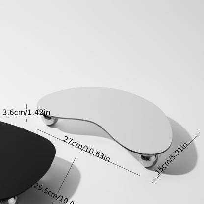 Czarna Taca Akrylowa do Dekoracji Świec i Dyfuzorów