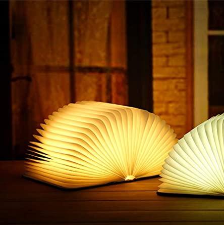 LED Lampka w kształcie książki z czujnikiem dotyku i zasilaniem USB