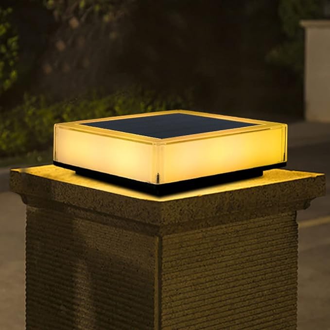 Solarna lampa LED do użytku zewnętrznego z czujnikiem zmierzchu i obudową IP65