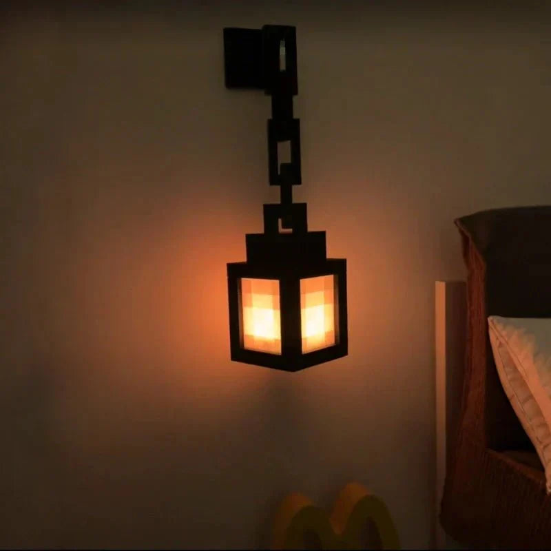 Lampka Nocna LED Pixel Retro z Funkcją Ładowania USB do Pokoju i Biurka