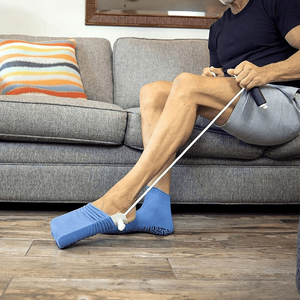 Sock aid with cords