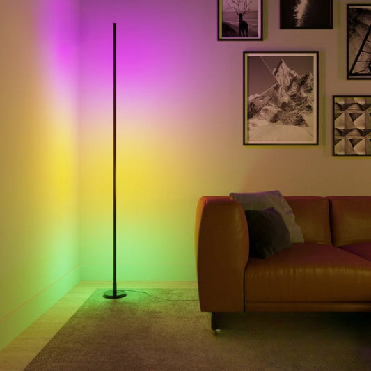 Lampa podłogowa RGB z pilotem