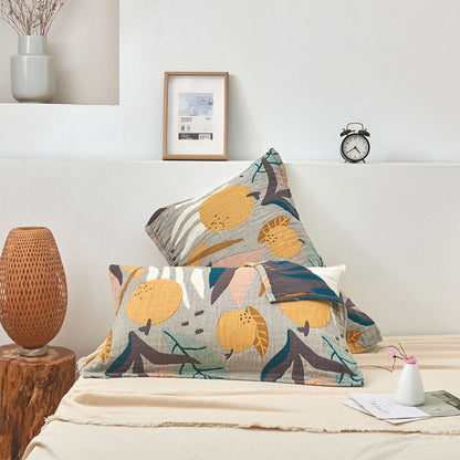 Classic-pattern pillow towel