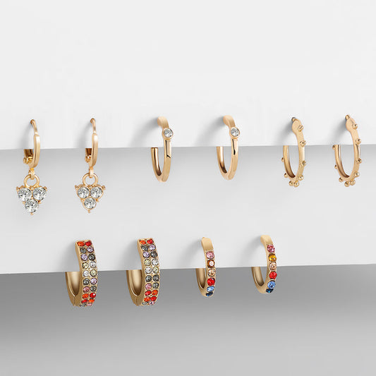 Boucles d’oreilles pendantes en forme de cœur avec zircon cubique