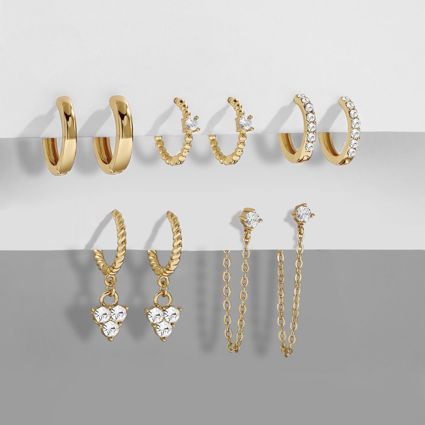 Boucles d’oreilles pendantes en forme de cœur avec zircon cubique