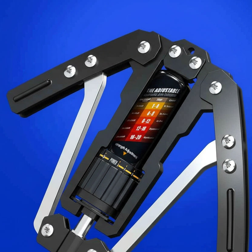 Hydrauliczny Trenażer Ramion z Regulowanym Oporiem 10–200 kg do Ćwiczeń Górnych Partii Ciała
