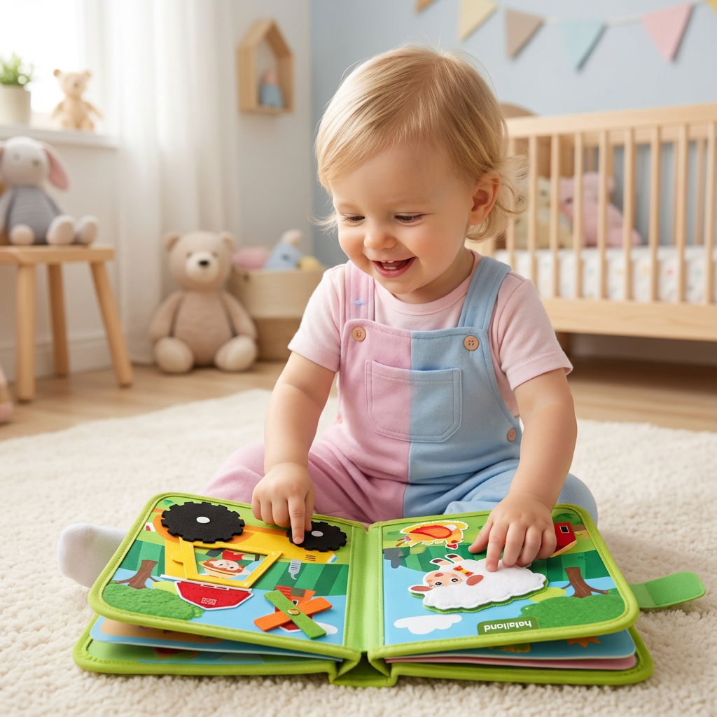 Farm sensory book