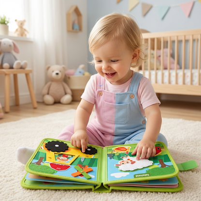Farm sensory book