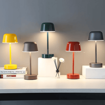 LED Lampka Stołowa Bezprzewodowa z Regulacją Jasności i 3 Trybami Światła
