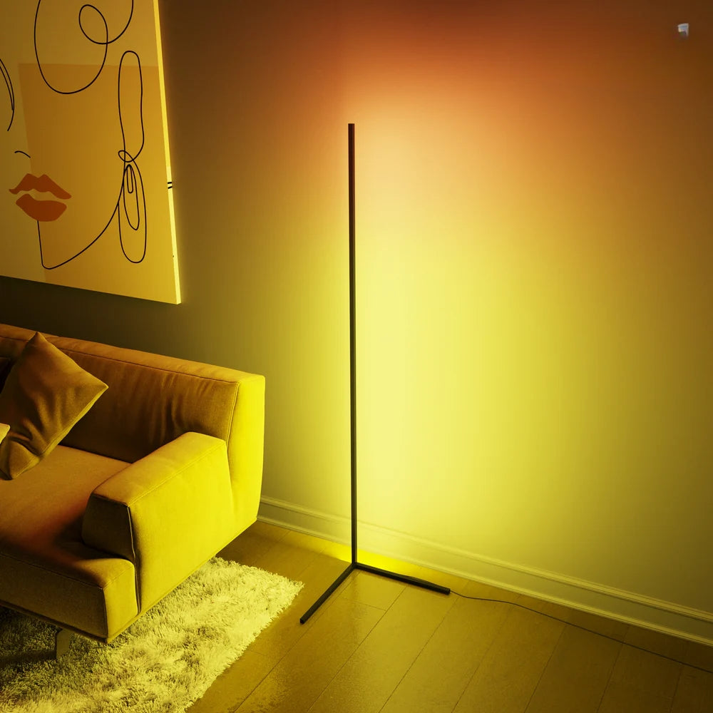 Lampa podłogowa RGB regulacja barwy