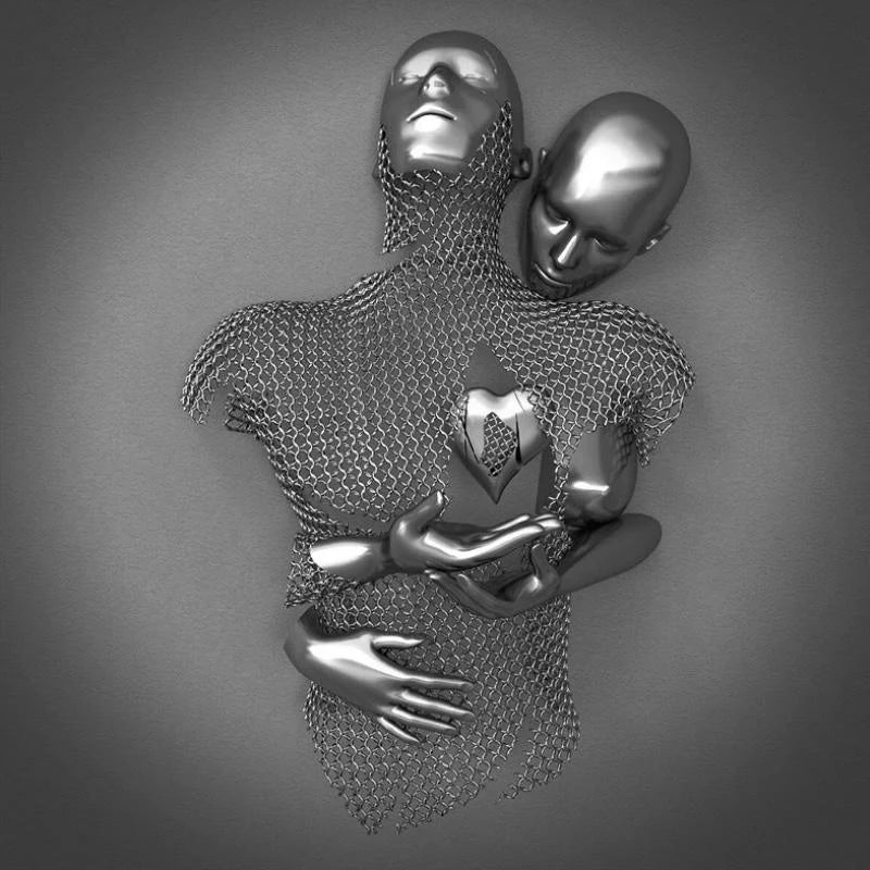 3D hands canvas print