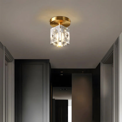 Lampa sufitowa kryształowa