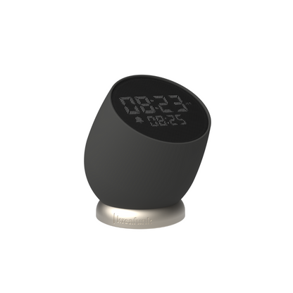 Touch alarm clock with a gyroscope