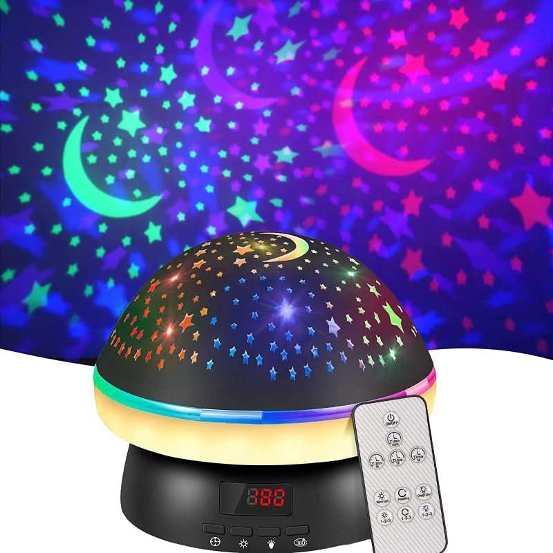 Projektor Gwiazd LED z Pilotem, Timerem i Projekcją 360°