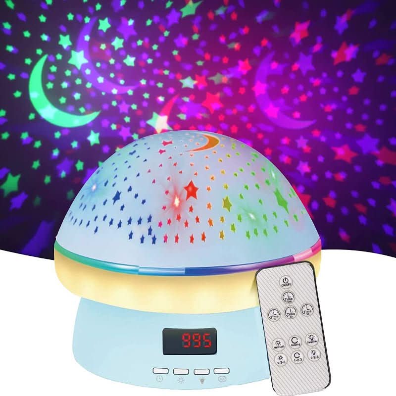 Projektor Gwiazd LED z Pilotem, Timerem i Projekcją 360°