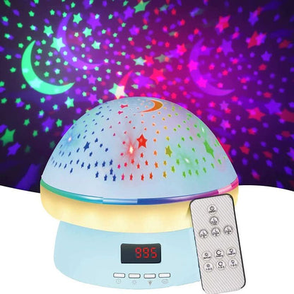 Projektor Gwiazd LED z Pilotem, Timerem i Projekcją 360°