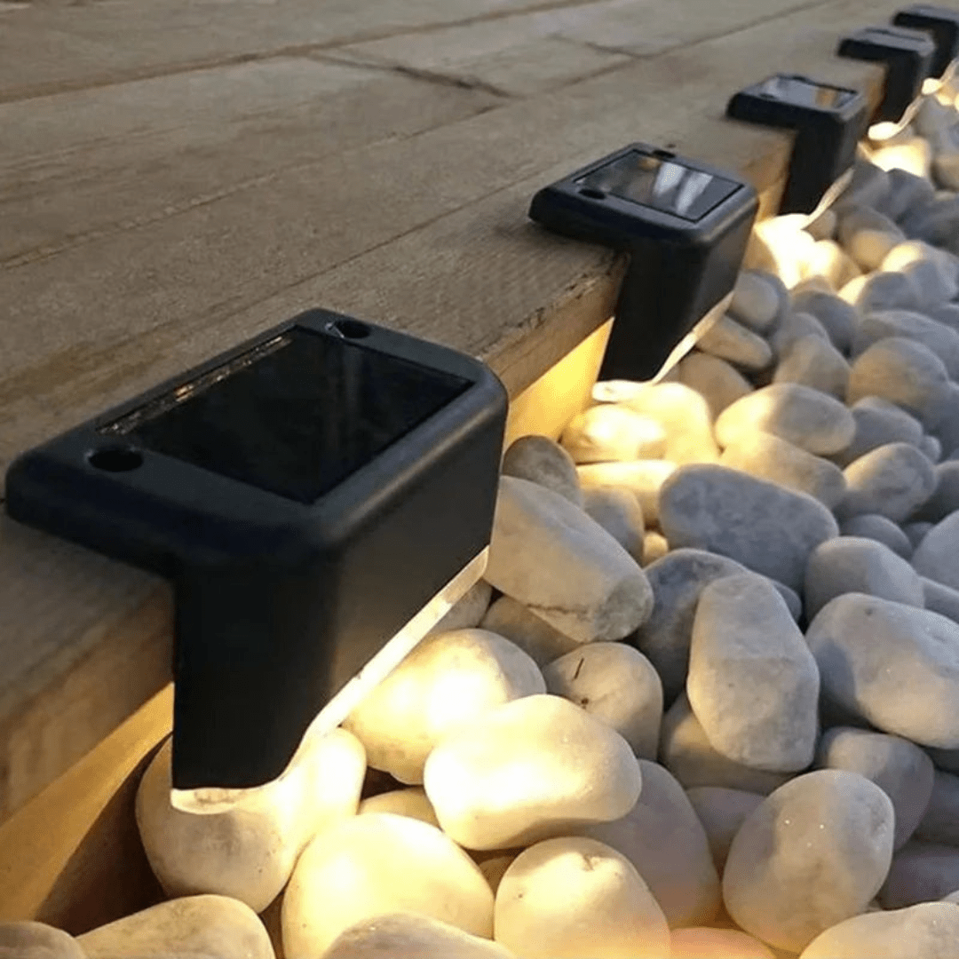 Lampy solarne LED schodowe
