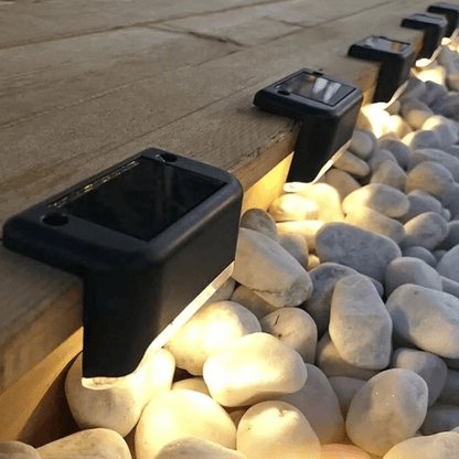 Lampy solarne LED schodowe