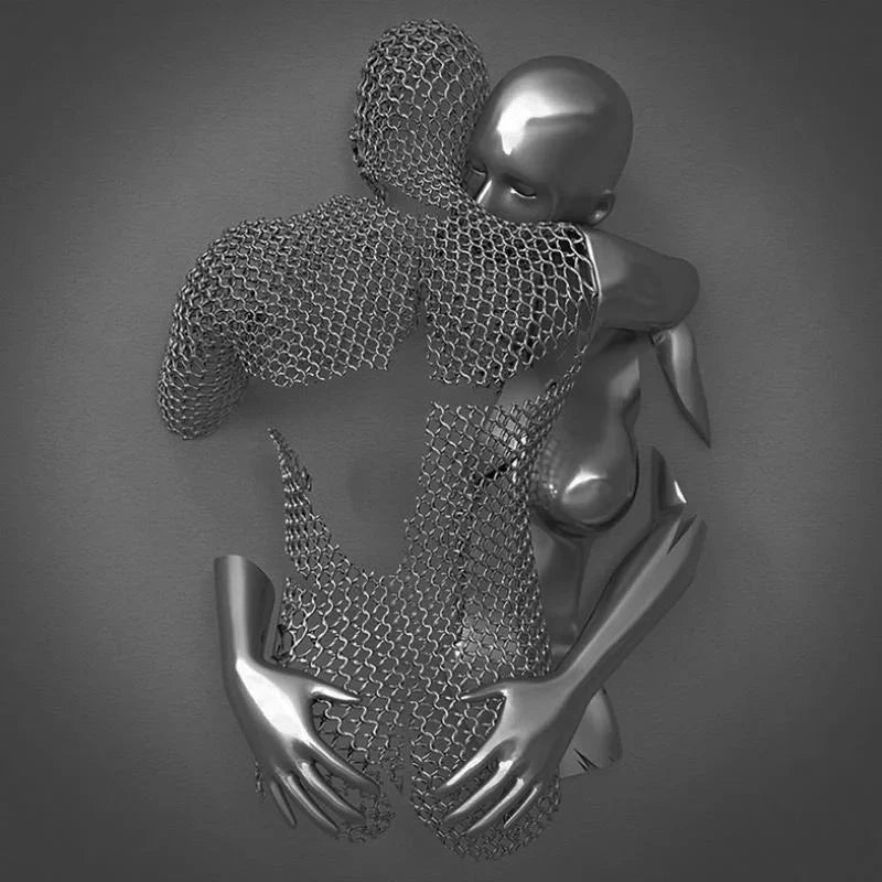 3D hands canvas print