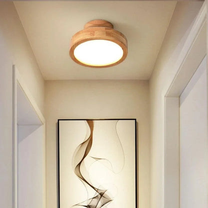 Lampa stołowa LED z drewna i akrylu, 12W, ciepłe lub neutralne światło