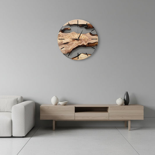 Horloge murale scandinave à quartz