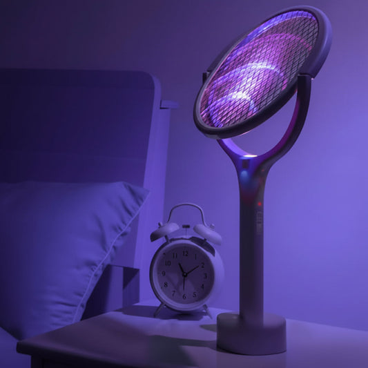 Elektryczna Rakieta na Owady z Lampą LED i Ładowaniem USB