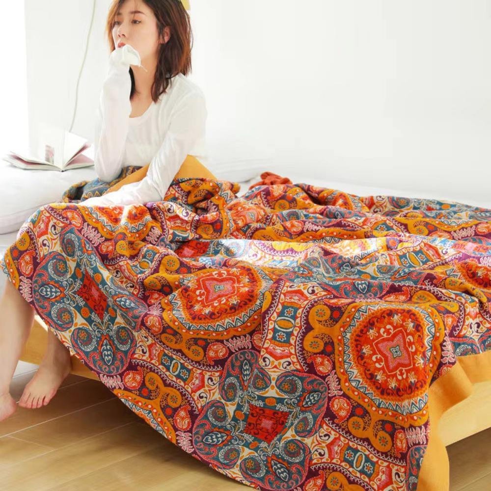 Oboustranná boho deka