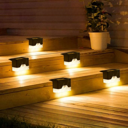 Lampy solarne LED schodowe