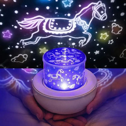 Projektor Gwiazd LED z Funkcją Timera do Pokoju Dziecięcego