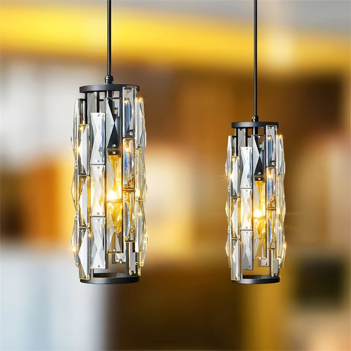 Crystal pendant lamp