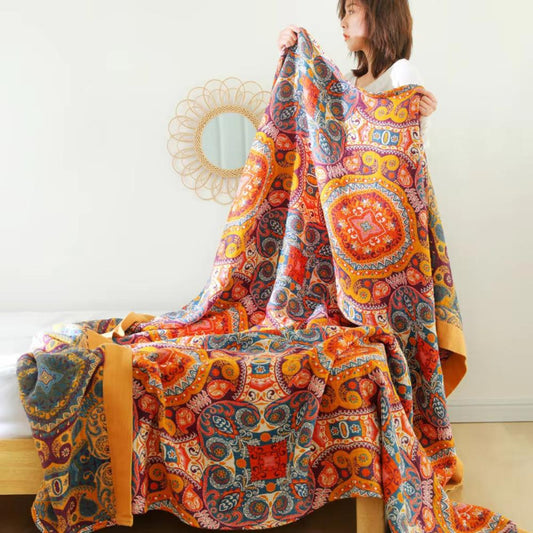 Oboustranná boho deka