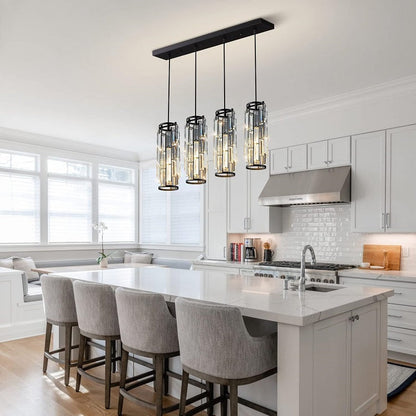 Crystal pendant lamp