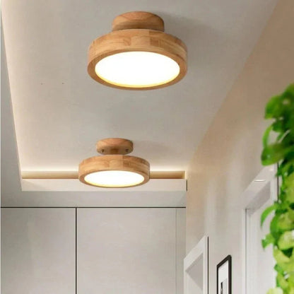 Lampa stołowa LED z drewna i akrylu, 12W, ciepłe lub neutralne światło