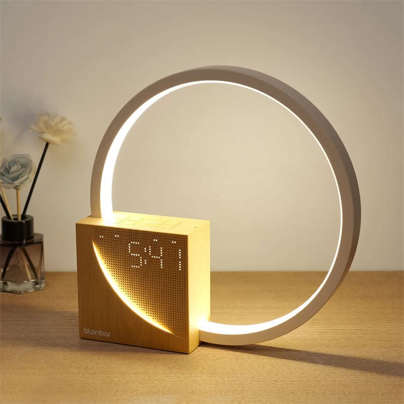 LED alarm clock with touch controls