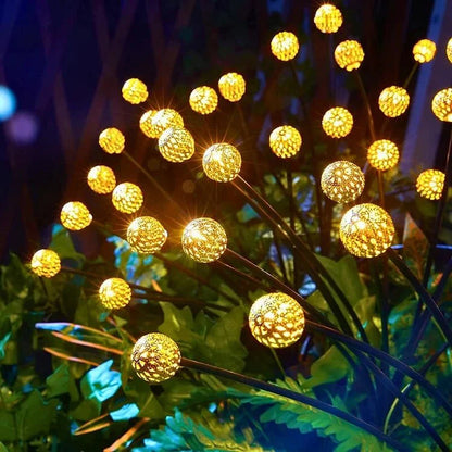 Solarna Lampa Ogrodowa LED Firefly z Efektem Ruchomych Punktów Światła 75 cm