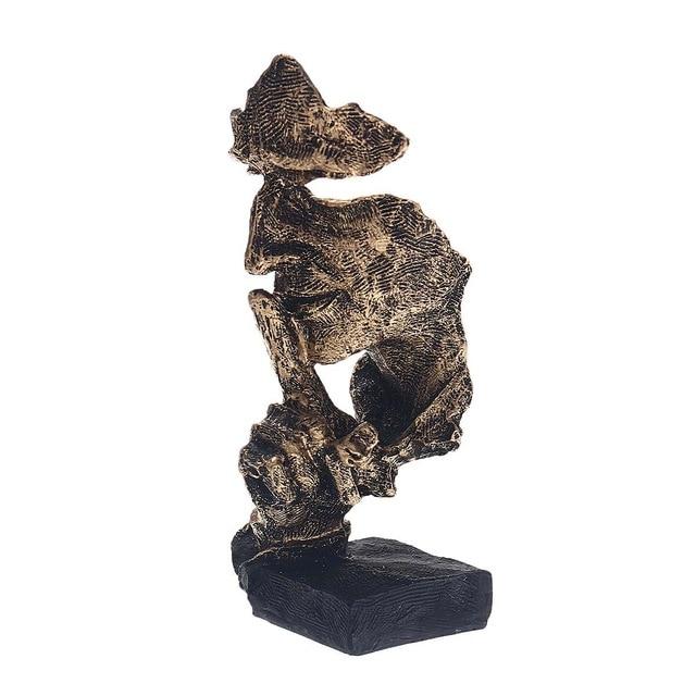 Złota figurka dekoracyjna