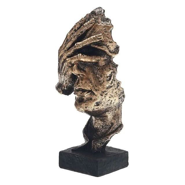 Złota figurka dekoracyjna