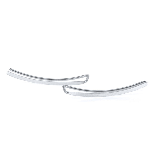 Adjustable two-tone earrings