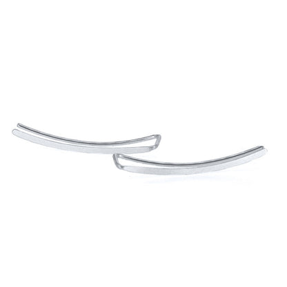 Adjustable two-tone earrings