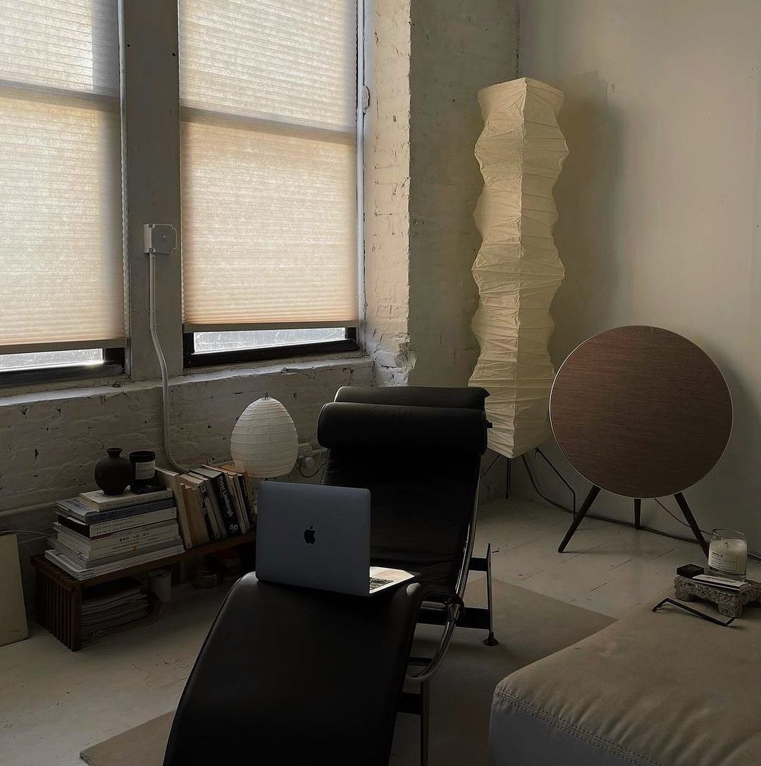 Lampa podłogowa papier ryżowy E27 stojąca metalowa do salonu i sypialni