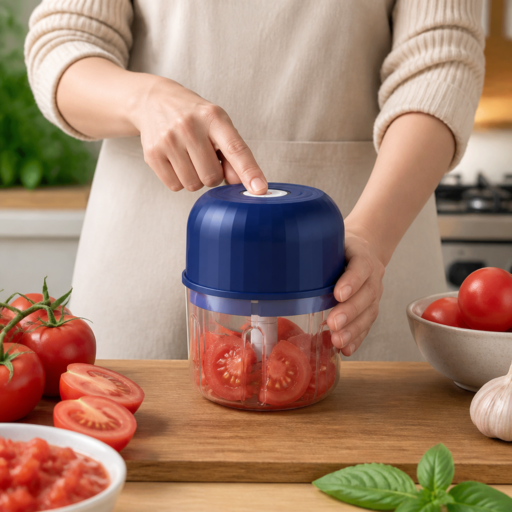 Electric vegetable chopper