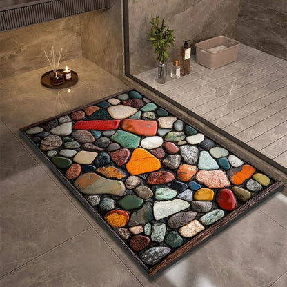 Tapis de salle de bains en diatomite, plusieurs tailles