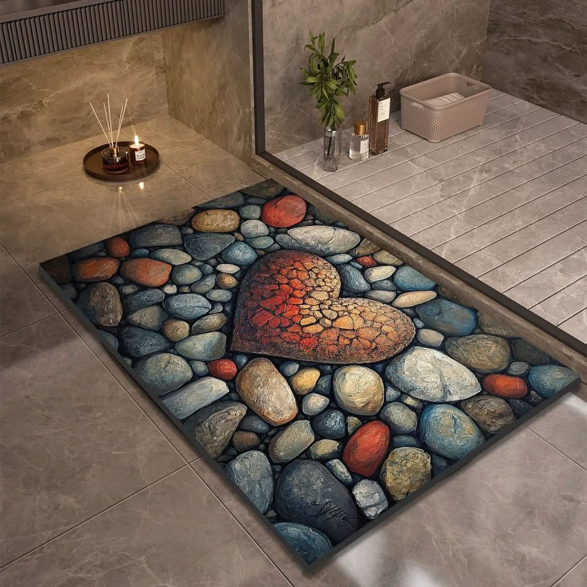 Tapis de salle de bains en diatomite, plusieurs tailles